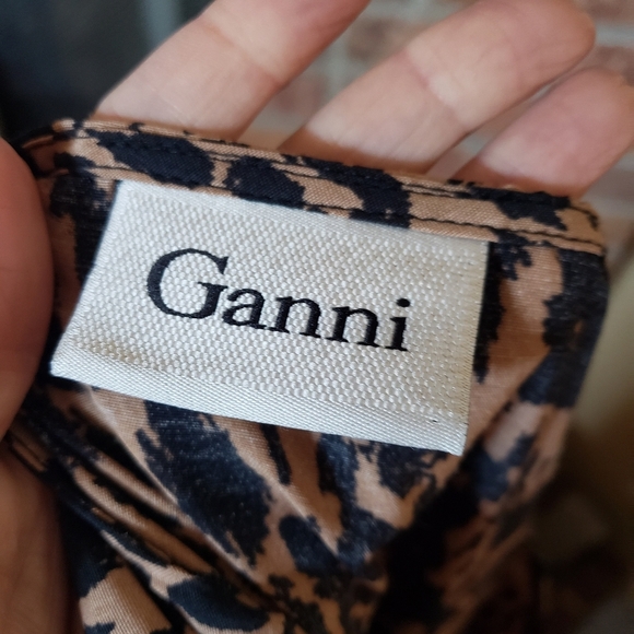 NWT Ganni Leopard Mini Dress - Picture 6 of 13